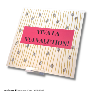 Statement-Karte "Viva la Vulvalution"