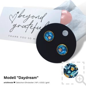 Cabochon-Ohrstecker "Daydream"