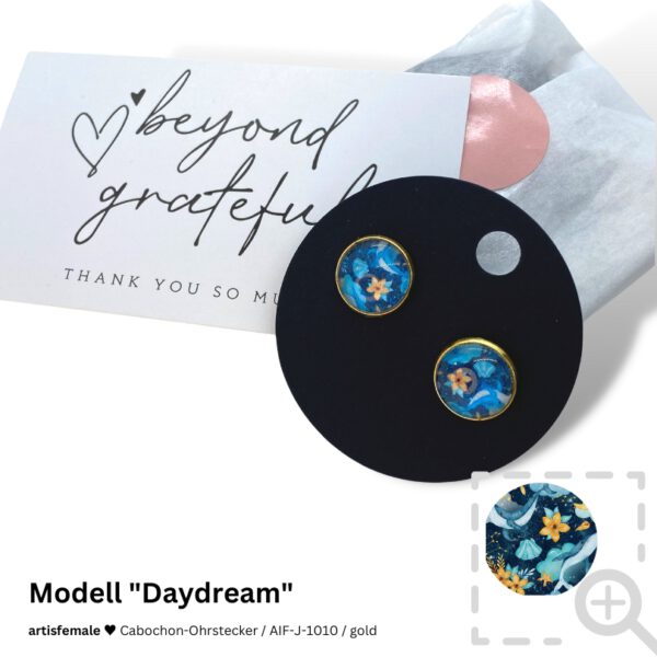 Cabochon-Ohrstecker "Daydream"
