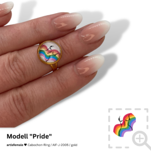 Cabochon-Ring "Pride"