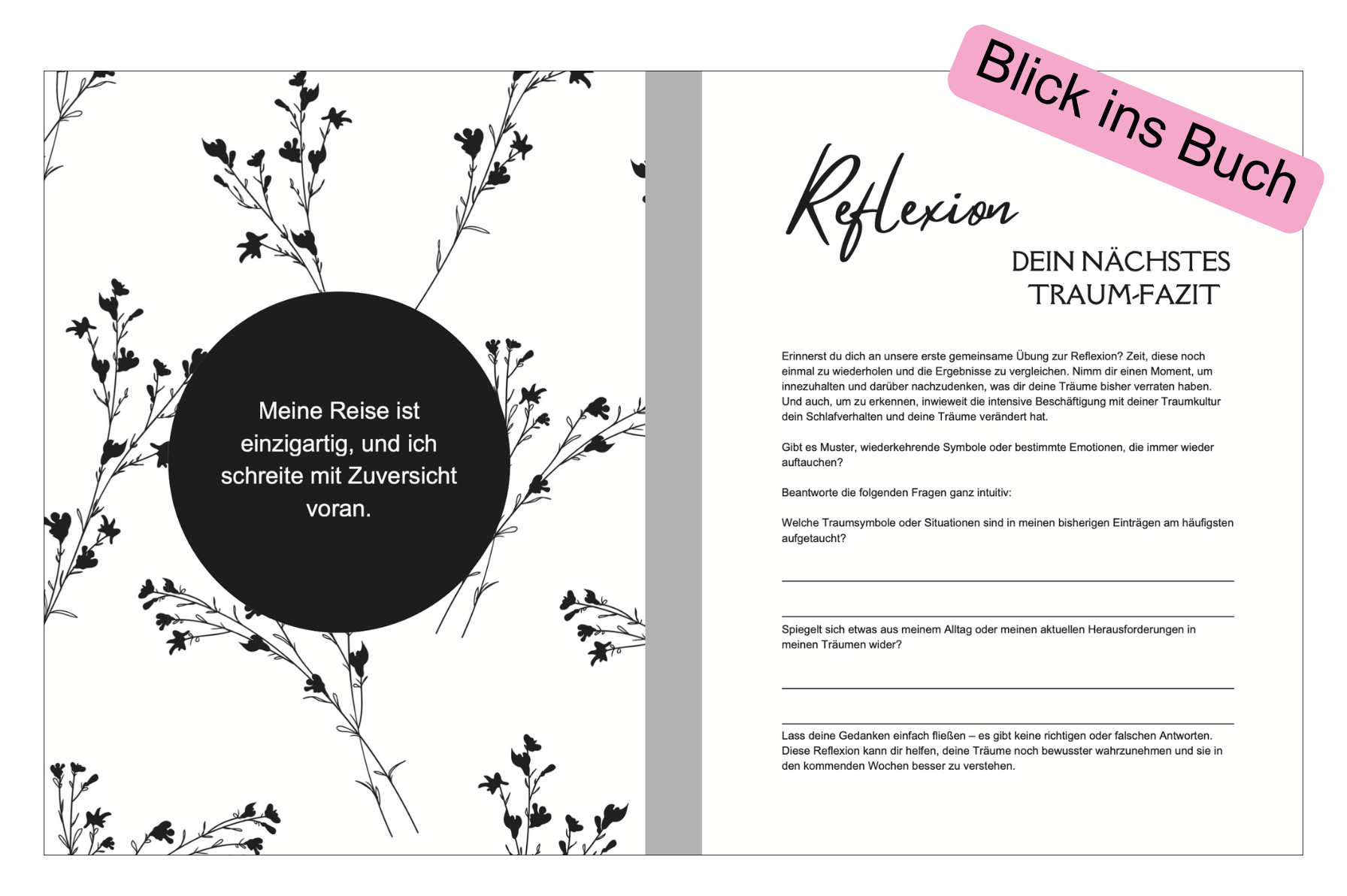 Traumtagebuch für Einsteiger (Black & White) – Bild 2