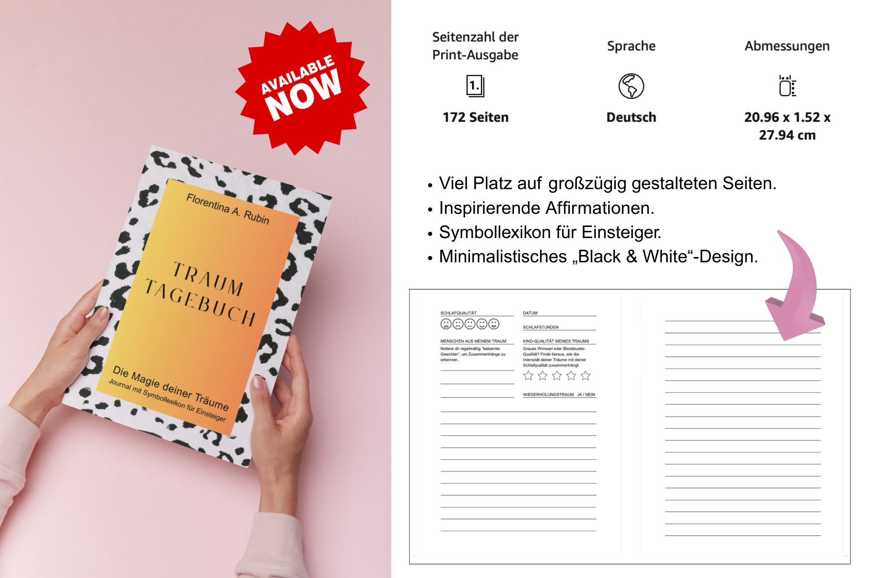 Traumtagebuch für Einsteiger (Black & White)