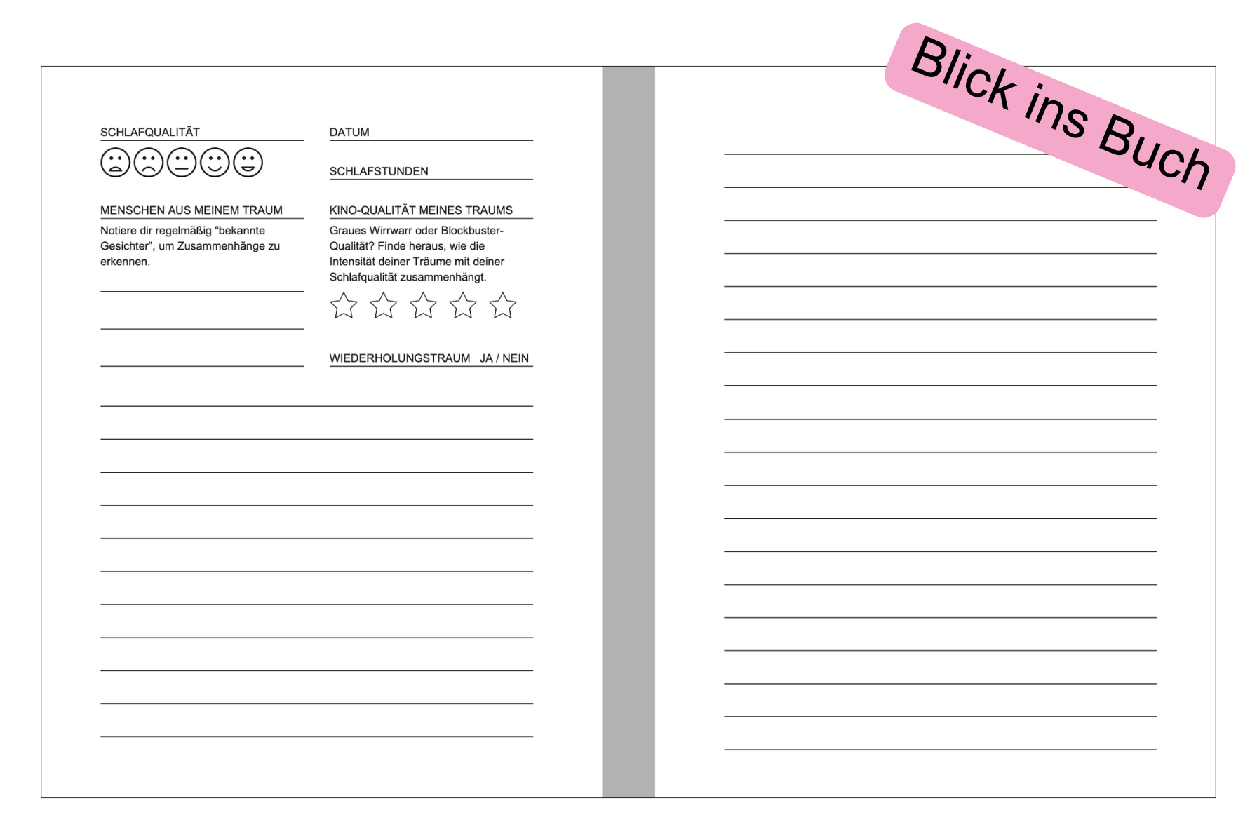 Traumtagebuch für Einsteiger (Dark Botanical) – Bild 3