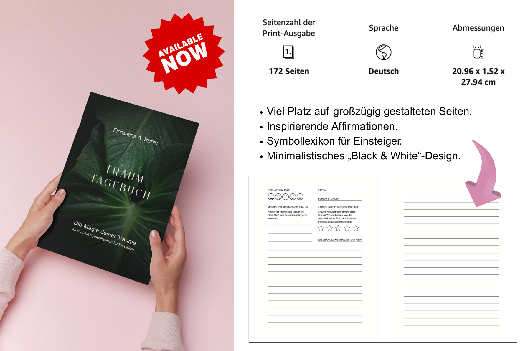 Traumtagebuch für Einsteiger (Dark Botanical)